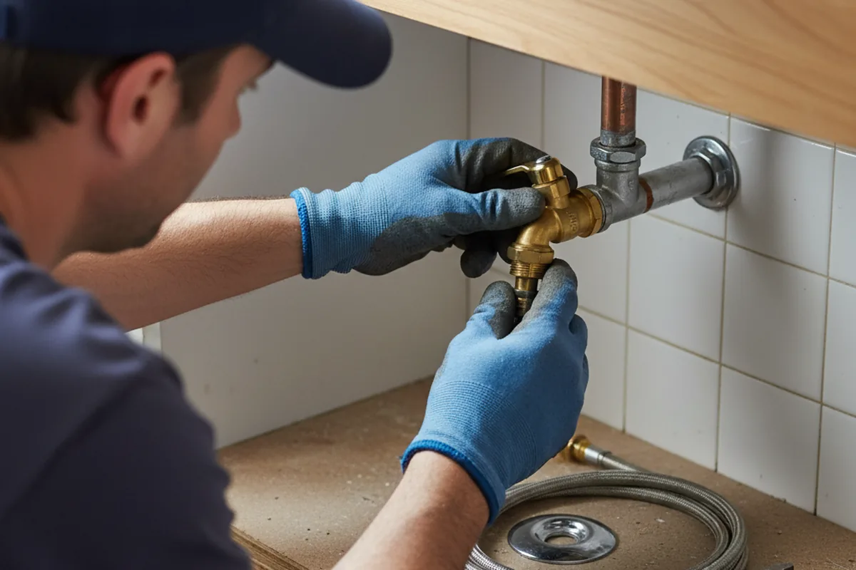 Shutoff valve and fitting work during Emergency Plumbing in Boligee